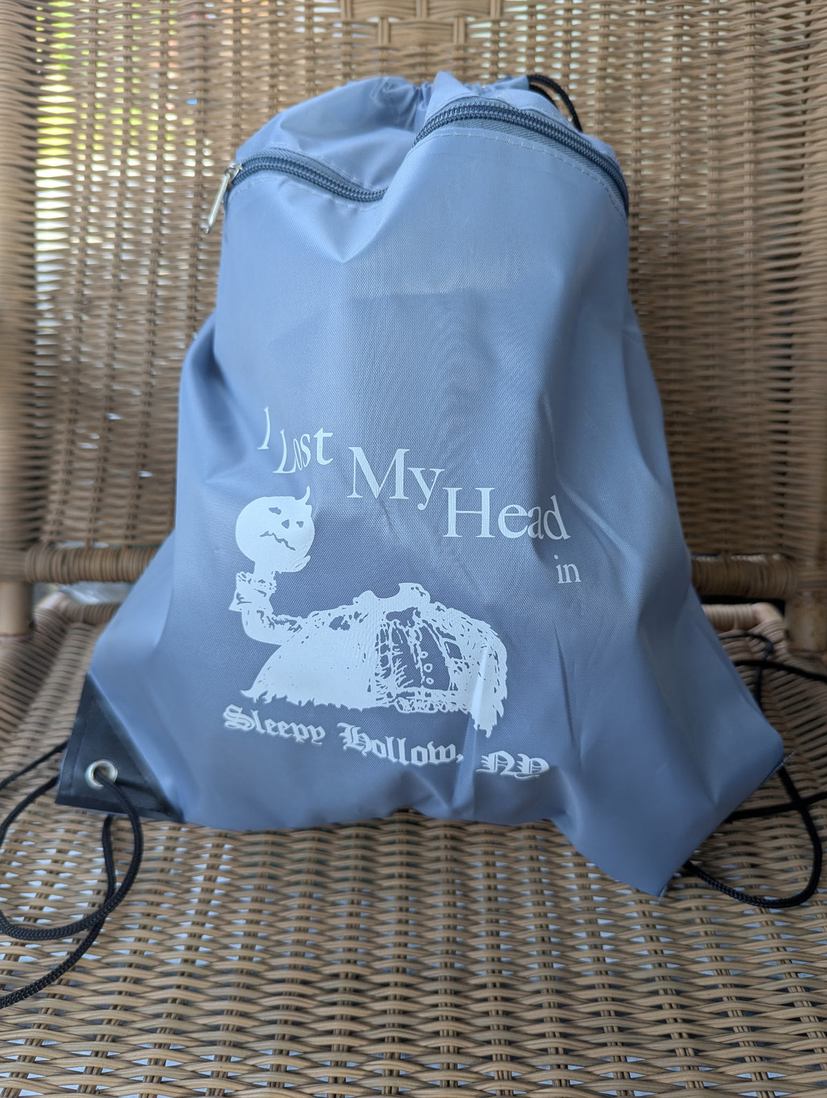 Sleepy Hollow "I lost my head" Drawstring Bag