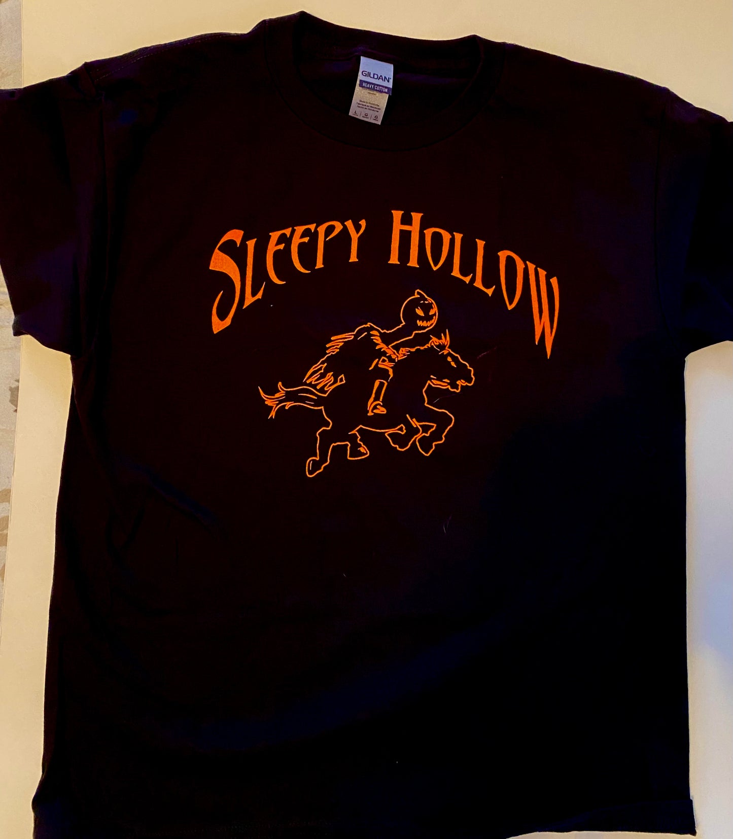 #12 Tee Sleepy Hollow/Headless Horseman Classic Orange/Black