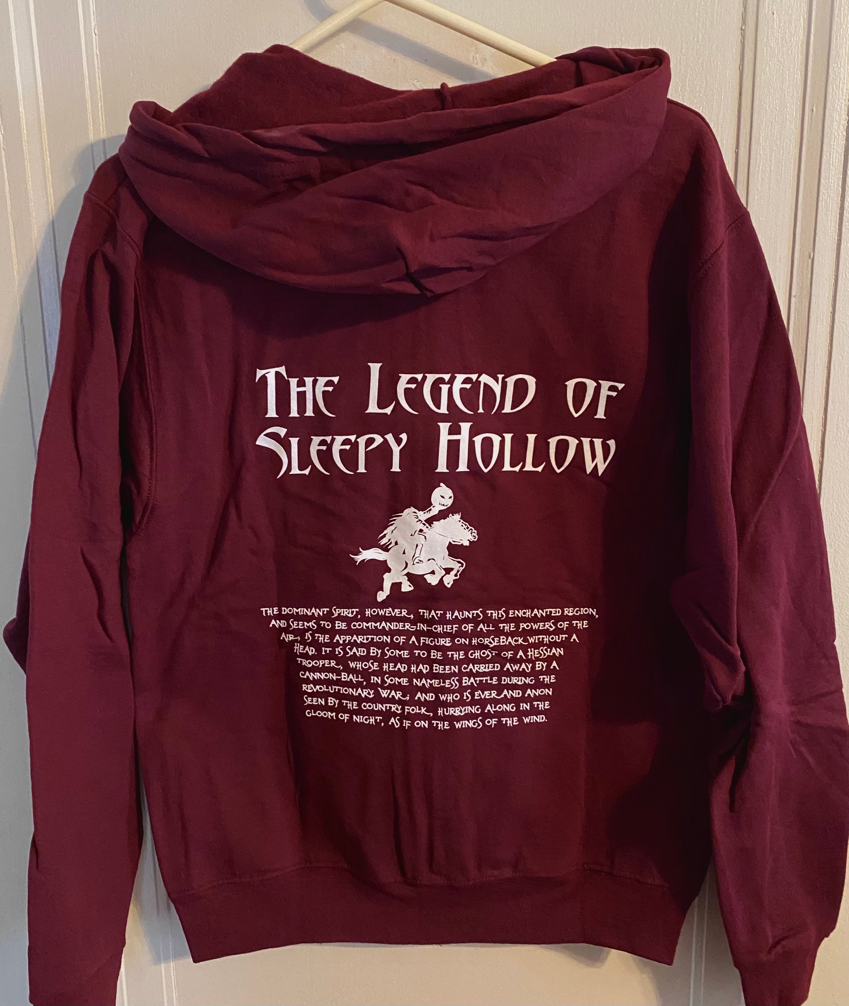 4 Legend of Sleepy Hollow Zipped Hoodie Sweatshirt – Headless