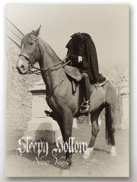 #10 Magnet Colorized Headless Horseman Magnet