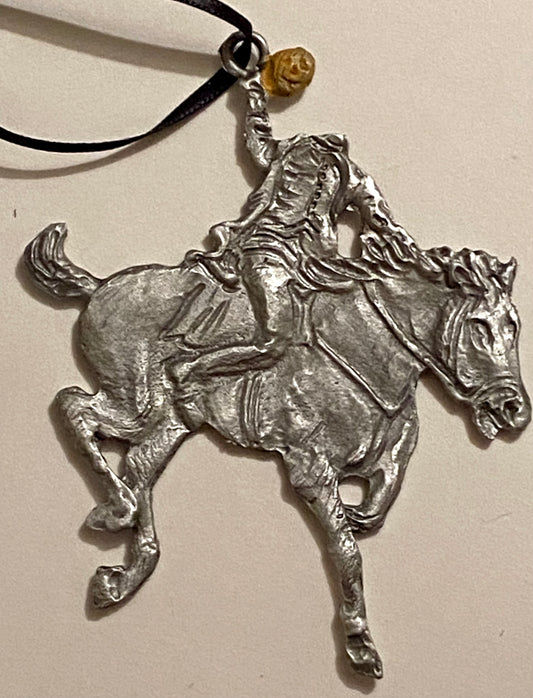 #1 Ornament Pewter Headless Horseman Ornament