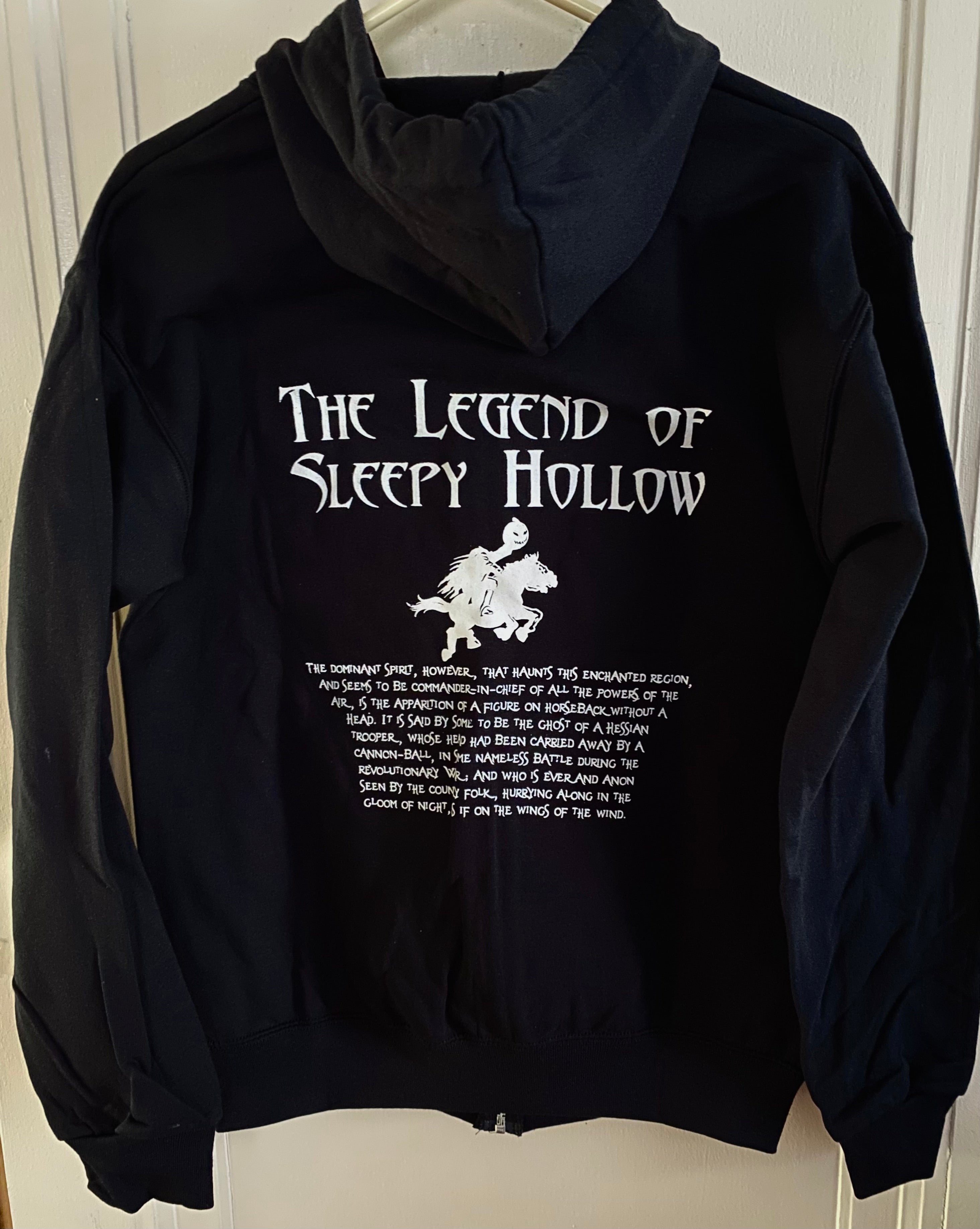 ※しおん※最終値下げF LOGO HOODIE Black XL 1 Legend of Sleepy Hollow Zipped Hoodie Sweatshirt – Headless