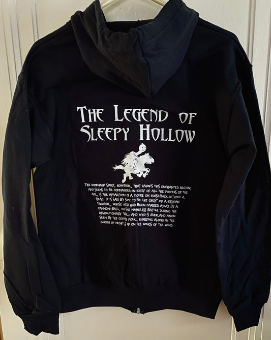 #1 Legend of Sleepy Hollow Zipped Hoodie Sweatshirt