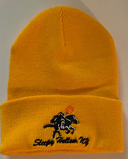 Headless Horseman Winter Knit Cap with cuff