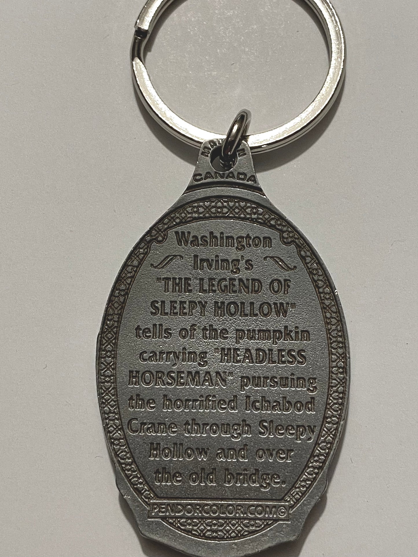 #6 Key Pewter Sleepy Hollow Key Chain
